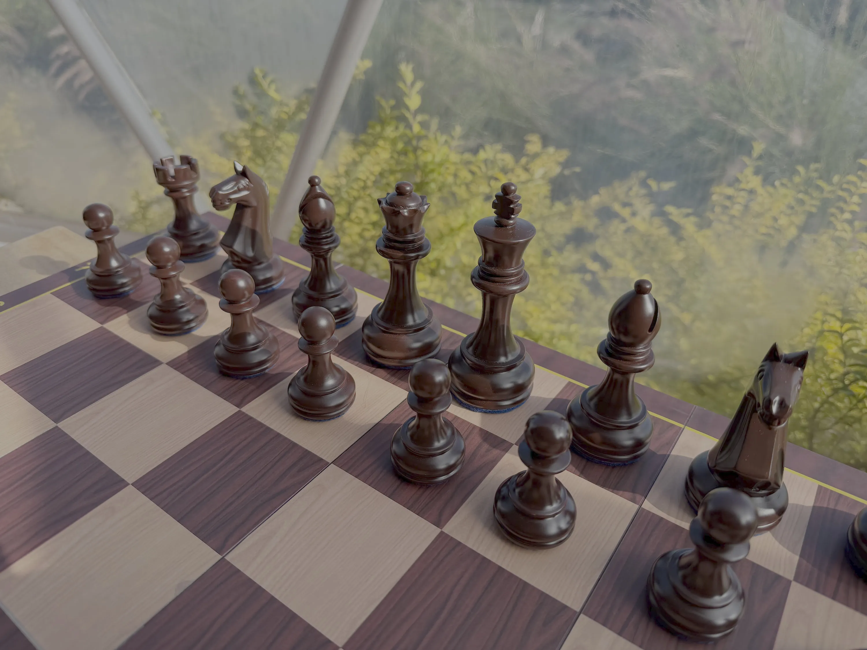 Handcrafted Giant Chess Display #365