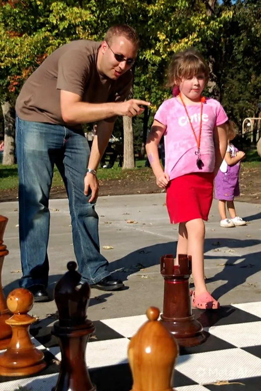 Decorative Giant Chess Installation #377