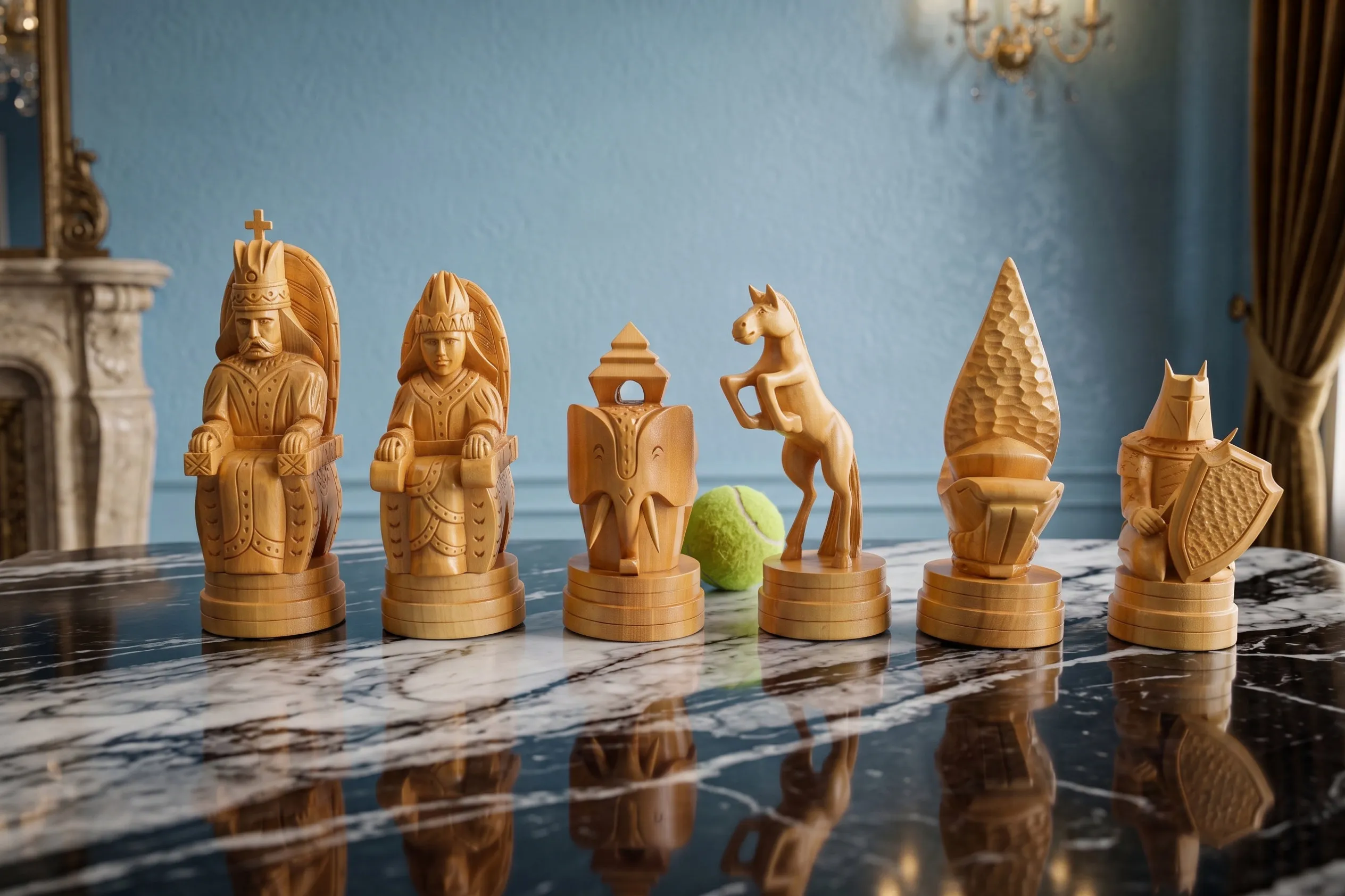 Elegant Garden Chess Experience #399